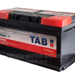 Din100 Maintenance Free Tab Car Battery - Venjoh motor Batteries